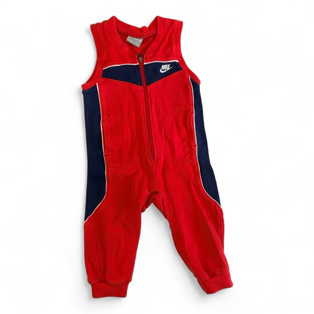 Nike Y2K Vintage Sports Romper Jersey Tank Gray Tag